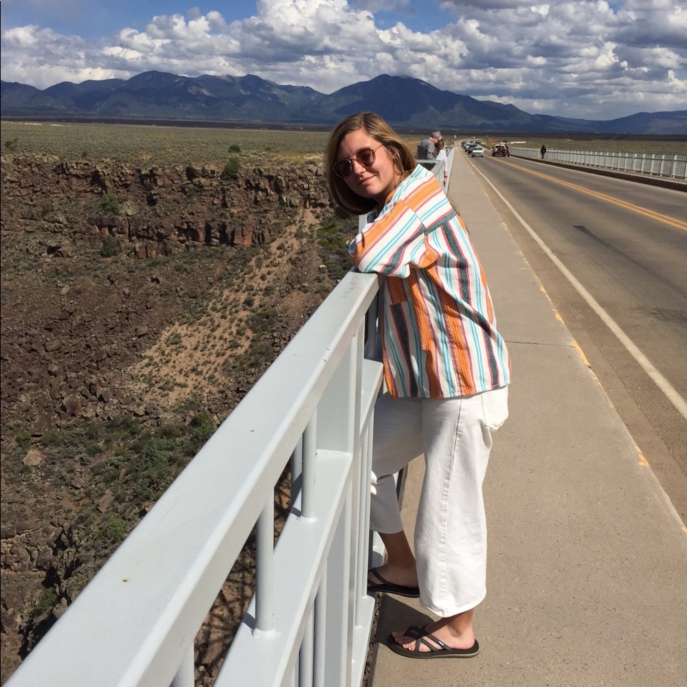 Levi’s White Gauchos